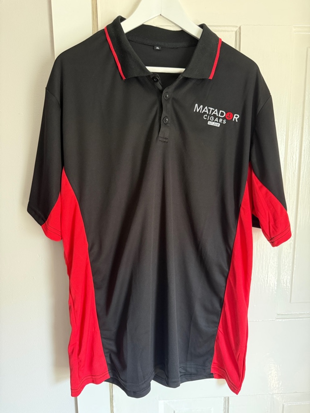 Men’s Black & Red Polo Shirt